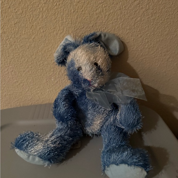 Other - Soft Blue and Cream Plush Toy Bunny
